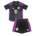 Bayern Munich Kingsley Coman #11 Segunda Equipación Niños 2023-24 Manga Corta (+ Pantalones cortos)